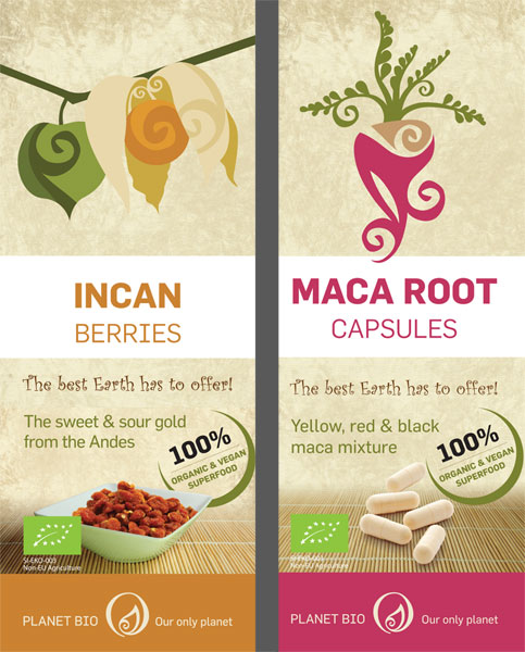 Incan berries in Maca kapsule (inkovse jagode in maca caps), organic, ekolo&scaron;ke