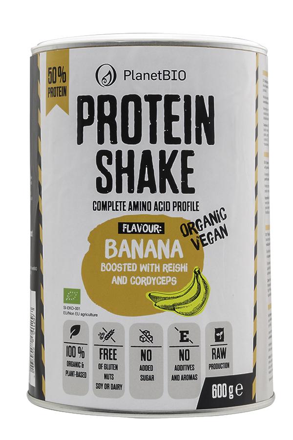 Rastlinska beljakovinska me&scaron;anica - banana & medicinske gobe