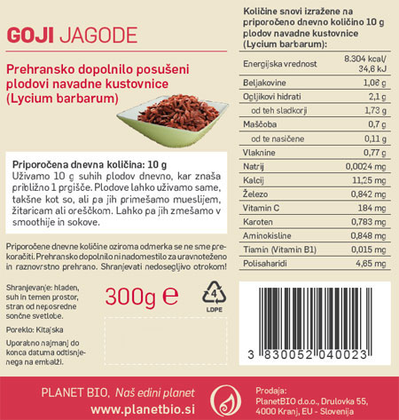 Goji jagode